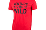 Мужская Футболка JEEP T-SHIRT Venture Into The Wild Вишневый Фото 1