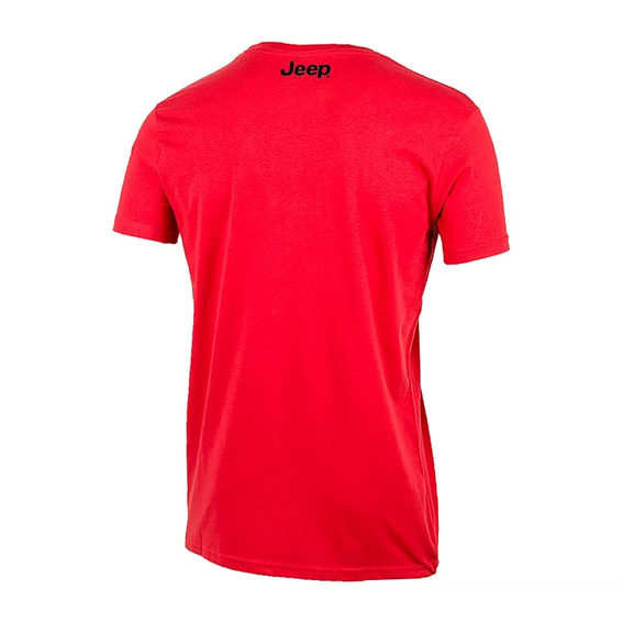 Мужская Футболка JEEP T-SHIRT Venture Into The Wild Вишневый фото 2 — интернет-магазин Tapok