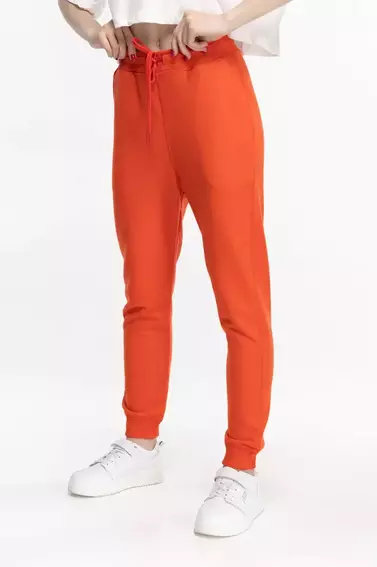 Спортивные штаны женские MS 1003 Оранжевый фото 2 — интернет-магазин Tapok