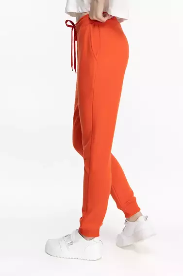 Спортивные штаны женские MS 1003 Оранжевый фото 4 — интернет-магазин Tapok