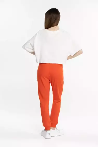 Спортивные штаны женские MS 1003 Оранжевый фото 5 — интернет-магазин Tapok