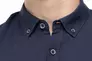 Рубашка классическая однотонная мужская Stendo 14213 Темно-синий Фото 4