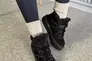 Ботинки женские замшевые черного цвета зимние Фото 2