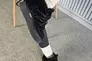 Ботинки женские замшевые черного цвета зимние Фото 5