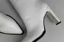 Сапоги женские кожаные молочного цвета на каблуках демисезонные Фото 12