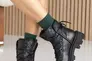 Женские ботинки кожаные зимние черные OLLI 93 Фото 5