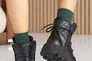 Женские ботинки кожаные зимние черные OLLI 93 Фото 6
