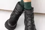 Женские ботинки кожаные зимние черные OLLI 93 Фото 8