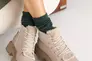 Женские ботинки кожаные зимние бежевые OLLI 24 Фото 1