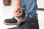 Чоловічі черевики шкіряні зимові чорні Clubshoes 97 бот Фото 3