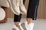 Жіночі кросівки шкіряні зимові білі Picani L 127 Фото 6