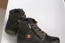Подростковые ботинки кожаные зимние черные Levons 122 Фото 2
