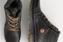 Підліткові черевики шкіряні зимові чорні Levons 122 Фото 5