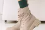 Женские ботинки кожаные зимние бежевые Vlamax Б 67 на меху Фото 7