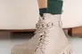 Женские ботинки кожаные зимние бежевые Vlamax Б 67 на меху Фото 11