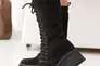 Женские ботинки замшевые зимние черные Marsela 206 высокие Фото 1