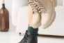 Жіночі черевики шкіряні зимові чорні Udg 2450/1А Фото 2