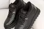 Жіночі черевики шкіряні зимові чорні Udg 24149/1А Фото 3