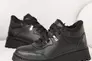 Жіночі черевики шкіряні зимові чорні Udg 24149/1А Фото 4