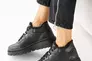 Жіночі черевики шкіряні зимові чорні Udg 24149/1А Фото 6