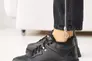 Жіночі черевики шкіряні зимові чорні Udg 24149/1А Фото 8