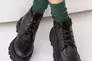 Жіночі черевики шкіряні зимові чорні Solo 188 Фото 7