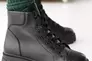 Жіночі черевики шкіряні зимові чорні Udg 24178/1А Фото 1