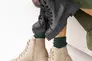 Женские ботинки кожаные зимние бежевые Udg 24178/125А Фото 2