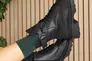 Жіночі черевики шкіряні зимові чорні Udg 24140/1А Фото 6