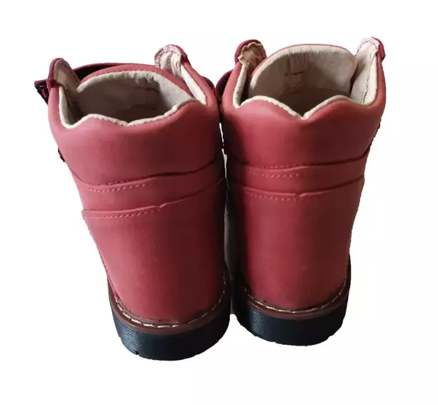 Детские ортопедические ботинки с супинатором Foot Care FC-115 красные фото 4 — интернет-магазин Tapok