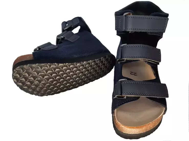 Ортопедические сандалии Foot Care FC-112 синие фото 4 — интернет-магазин Tapok