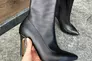 Ботинки женские кожаные черные на каблуках демисезонные Фото 10