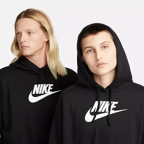 Жіноча кофта NIKE W NSW CLUB FLC GX CROP HDY DQ5850-010 фото 3 — інтернет-магазин Tapok