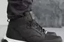 Чоловічі кросівки шкіряні зимові чорні Splinter Б 0323 Фото 3