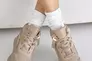 Жіночі кросівки шкіряні зимові бежеві Yuves 272 хутро Фото 10