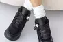 Жіночі кросівки шкіряні зимові чорні Yuves 272 хутро Фото 5