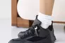Жіночі кросівки шкіряні зимові чорні Yuves 272 хутро Фото 6