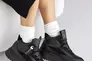 Жіночі кросівки шкіряні зимові чорні Yuves 272 хутро Фото 12