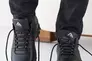 Чоловічі кросівки шкіряні зимові чорні Extrem 1722 Фото 2