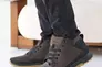 Чоловічі кросівки шкіряні зимові чорні-коричневі Emirro 100 на меху Фото 1