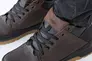 Чоловічі кросівки шкіряні зимові чорні-коричневі Emirro 100 на меху Фото 5