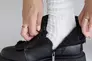Женские ботинки кожаные зимние черные OLLI 24 Фото 12