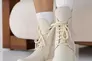 Жіночі черевики шкіряні зимові молочні Tango L 01 на меху Фото 3