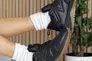 Жіночі кросівки шкіряні зимові чорні Emirro 10271-01 Фото 4