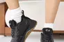 Женские кроссовки кожаные зимние черные Emirro 10271-01 Фото 8