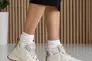 Жіночі кросівки шкіряні зимові молочні Emirro 10271-20 Фото 10