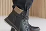 Мужские ботинки кожаные зимние черные Rivest С Фото 1