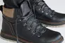 Мужские ботинки кожаные зимние черные Rivest С Фото 4