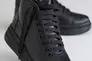 Жіночі черевики шкіряні зимові чорні Udg 24171/1А Фото 1