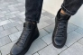 Ботинки мужские кожаные черного цвета зимние Фото 2